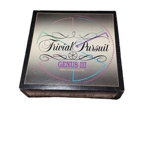 Vintage 1994 Trivial Pursuit Genus III Classic Board Game – Parker Brothers –GVC
